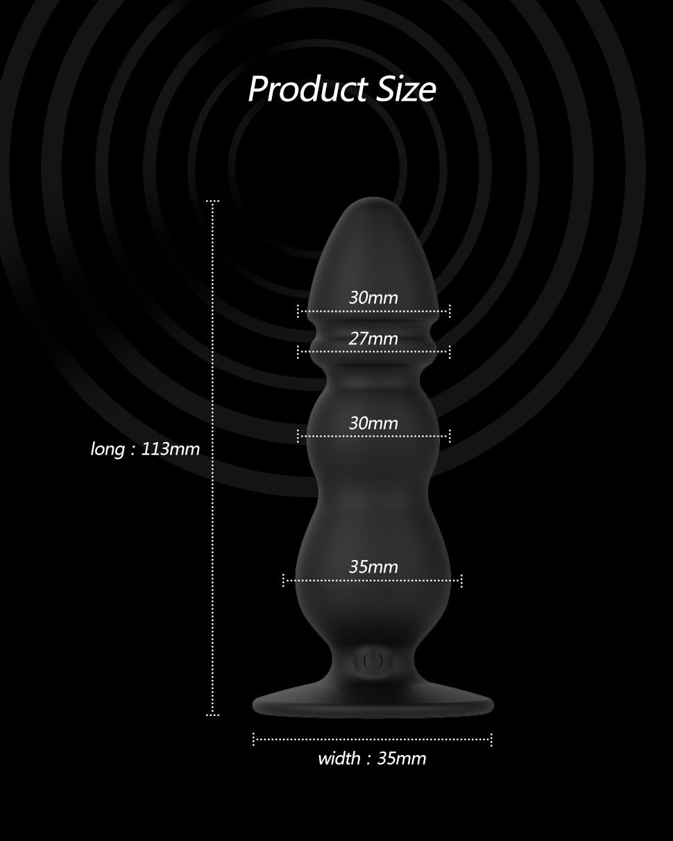 360 ° rotation+10 levels of vibration Men's Prostate Massager, eddy current surrounds and stimulates the prostate, S&M
