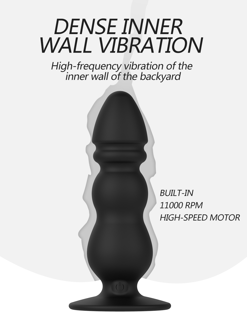 360 ° rotation+10 levels of vibration Men's Prostate Massager, eddy current surrounds and stimulates the prostate, S&M