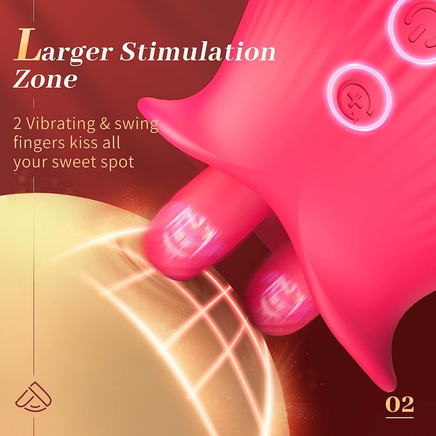 Rose sucking vibrator: 7 sucking+10 licking+360 ° licking vibration, detachable cup