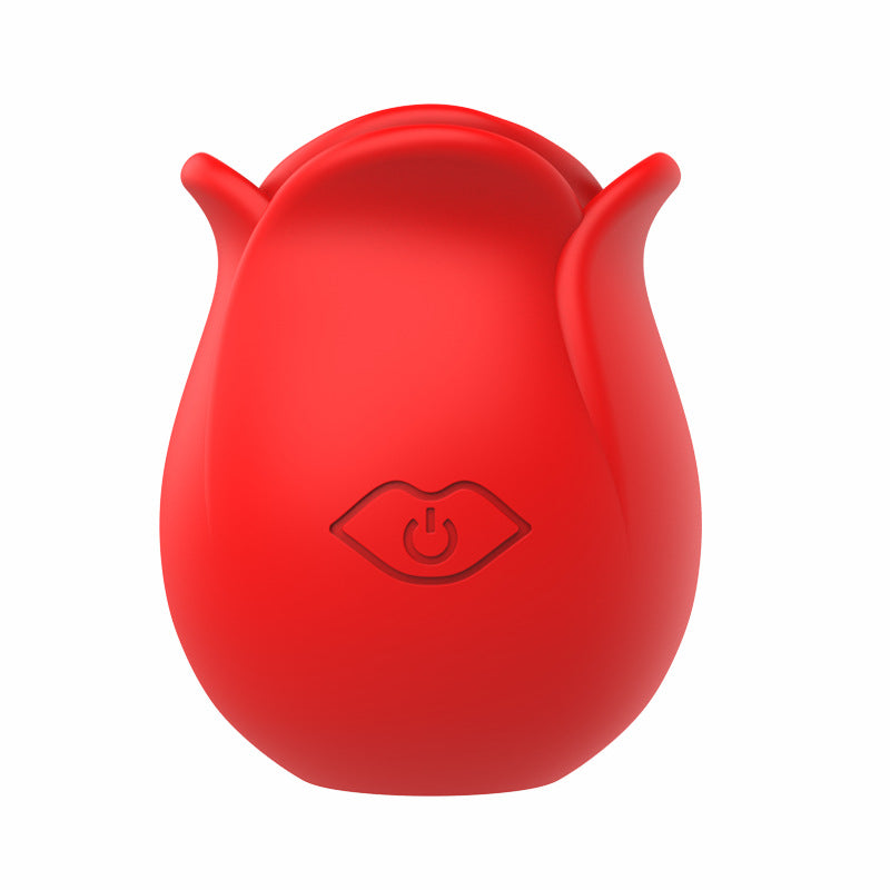 Rose G-spot vibrator: 10 levels suction, powerful clitoral suction cup