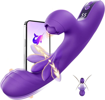 10 puffs+10 shakes+5 beats, AI Sucking vibrator, G-spot clitoral dual stimulation