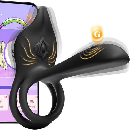 Double ring vibration+fox shaped clitoral stimulation+4.6-inch G-spot vibrator, 10 functions