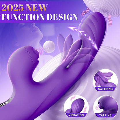 10 puffs+10 shakes+5 beats, AI Sucking vibrator, G-spot clitoral dual stimulation