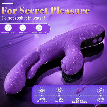10 puffs+10 shakes+5 beats, AI Sucking vibrator, G-spot clitoral dual stimulation