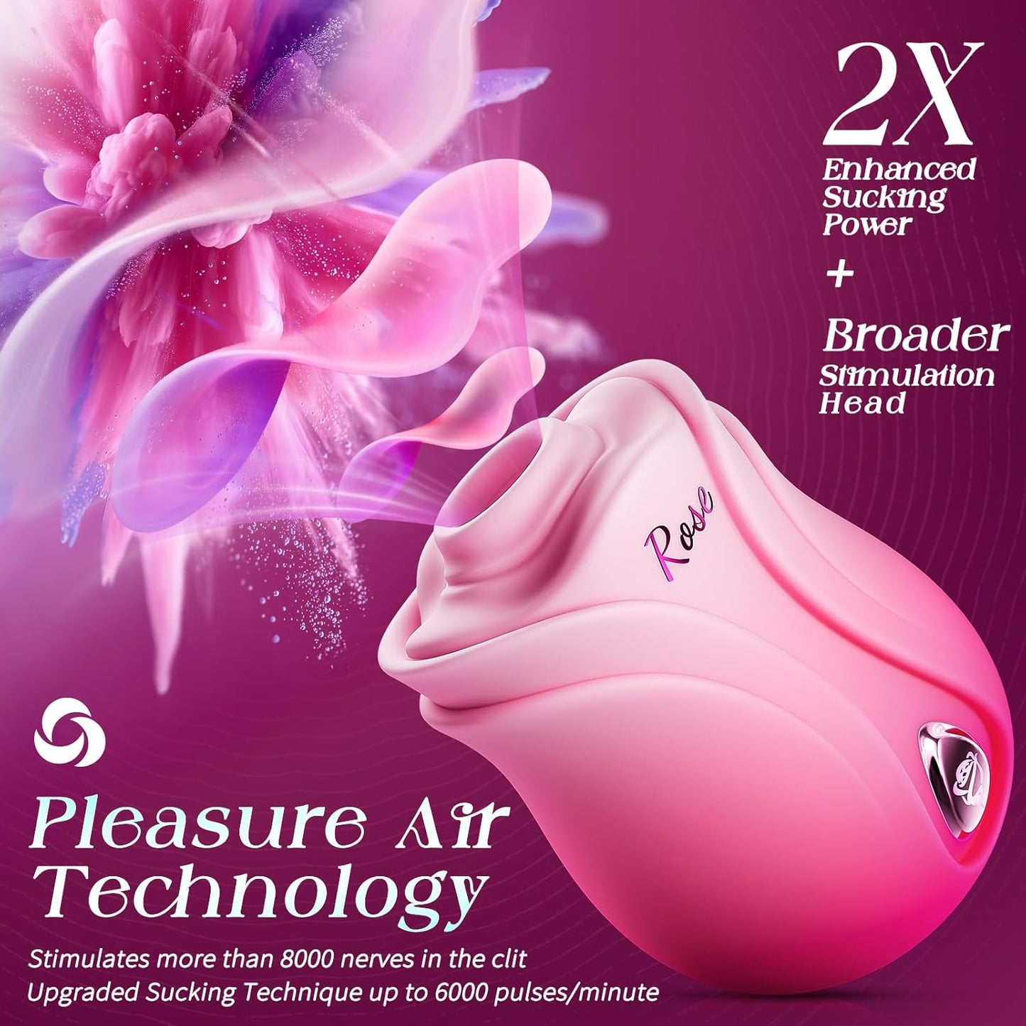 AI&10 frequency sucking+vibration, rose vibrator shared by couples, sucking stimulates clitoris